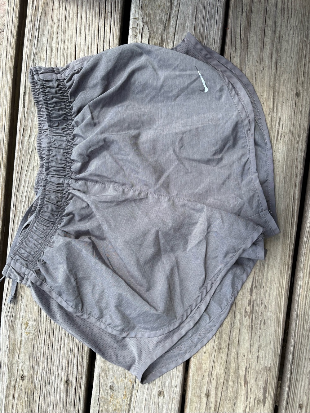 Nike Gray Performance Running Shorts